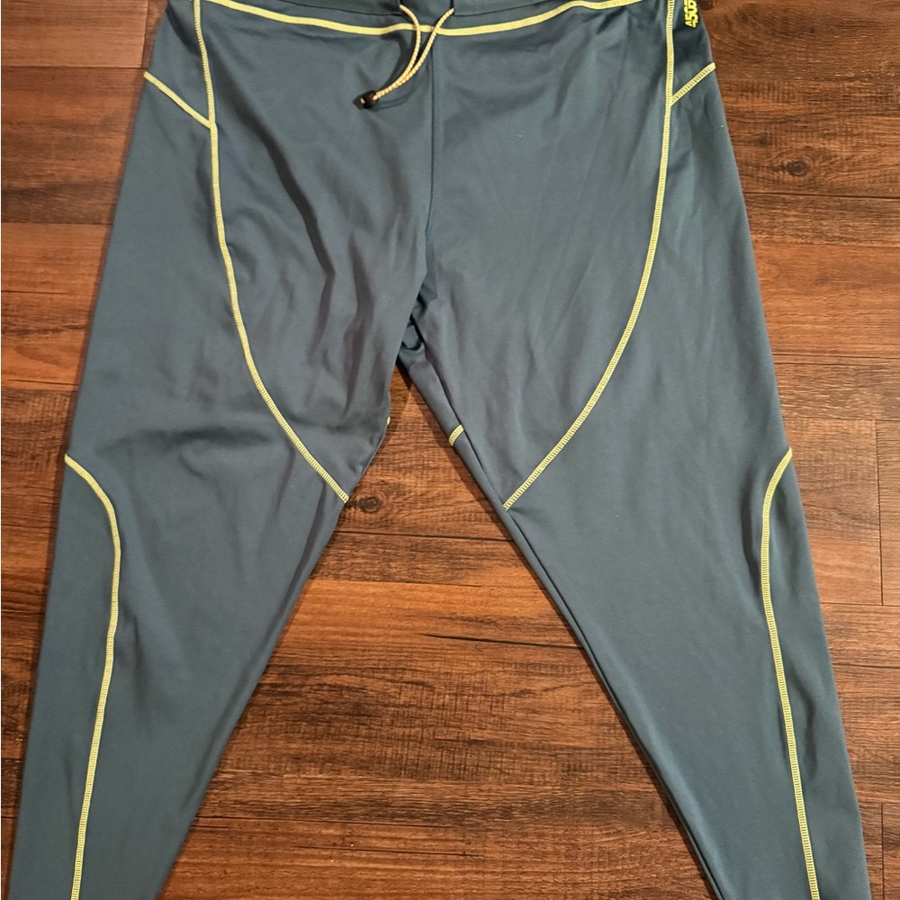 Asos 4505 Icon Women’s 18 Capri Leggings Pants Green Activewear Gym Yoga
